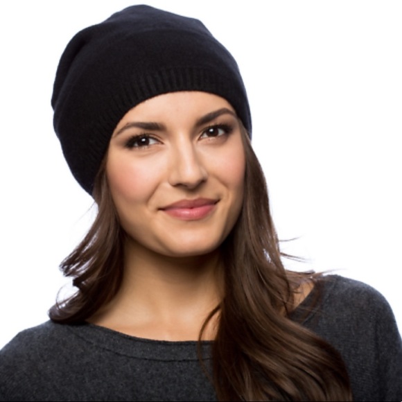 Portolano 0 Cashmere Slouchy Beanie In 